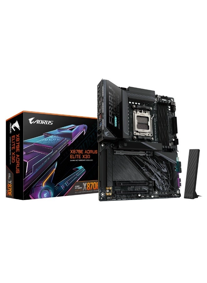 GIGABYTE X870E ELITE X3D - DDR5 9000MT/s 4x M.2