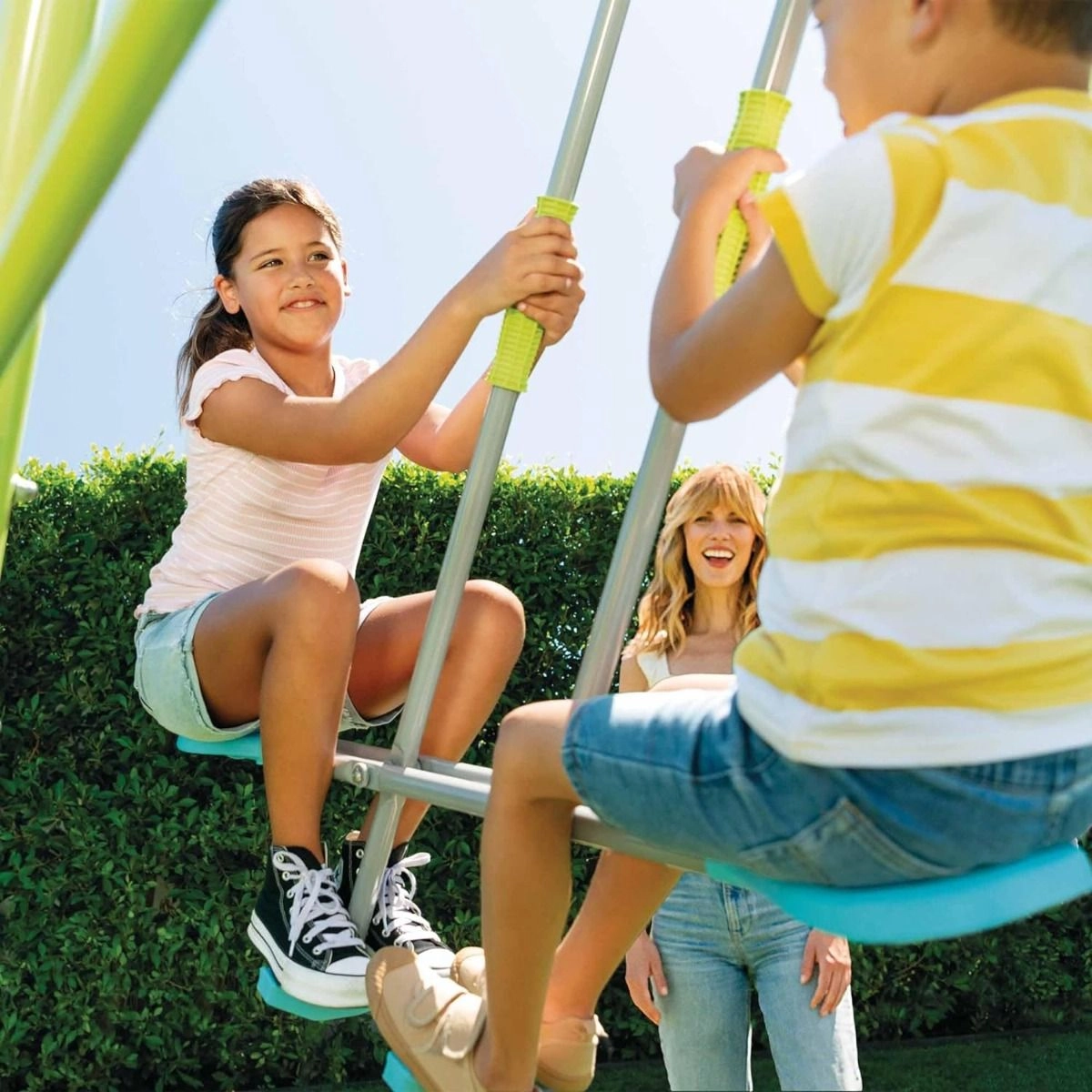 Saucer & Swing Dulex 5 - 8 inch (1.07m) slide 220 lb capacity