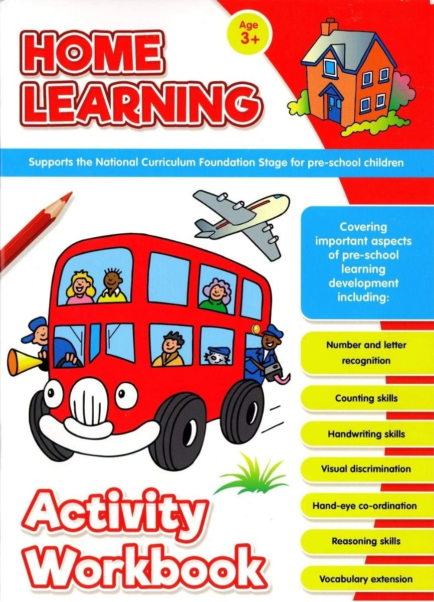 Learning at Home Activity Books - 3-6 Years