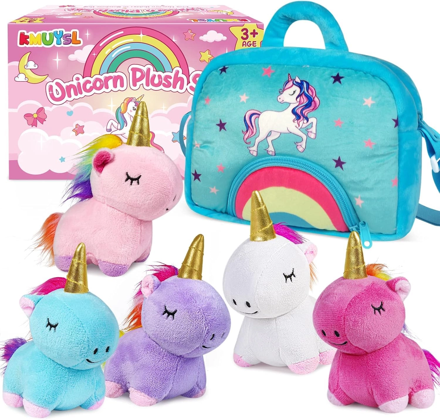 Dongguan Xinya Daily Necessities Co., Ltd Unicorn Mommy & Babies 30 cm Plush 5 Piece
