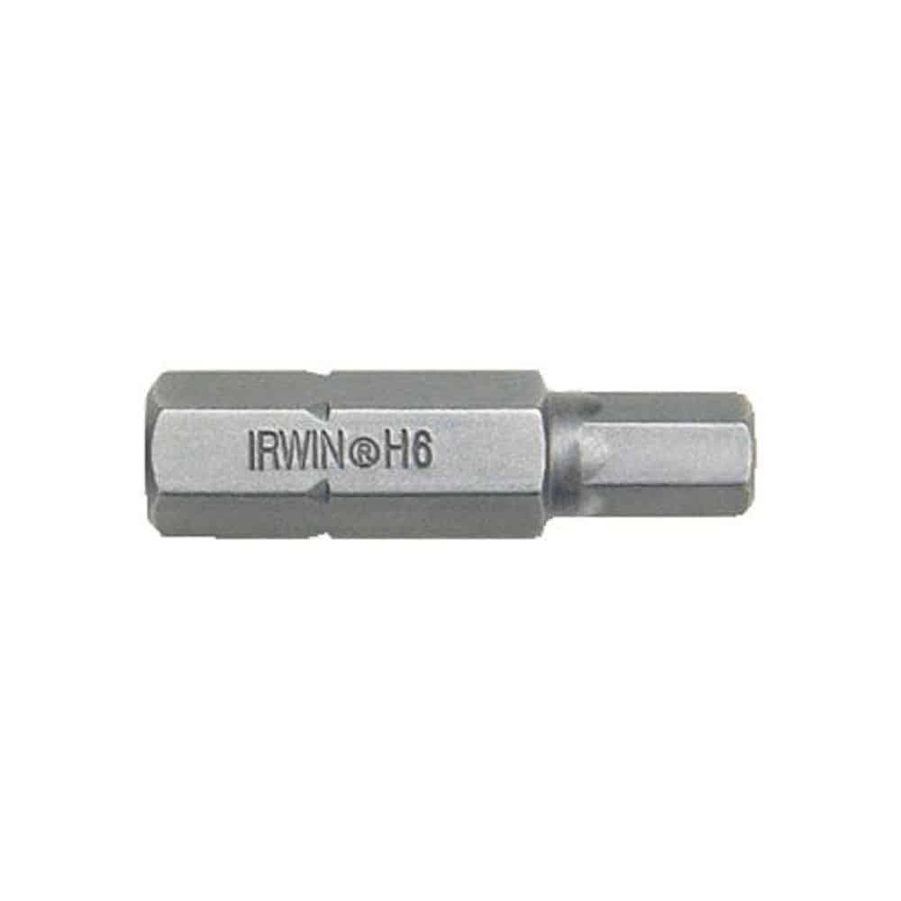 IRWIN 1/4 Inch Hexagonal Bits - Pack Of 10 Pieces 4x25mm