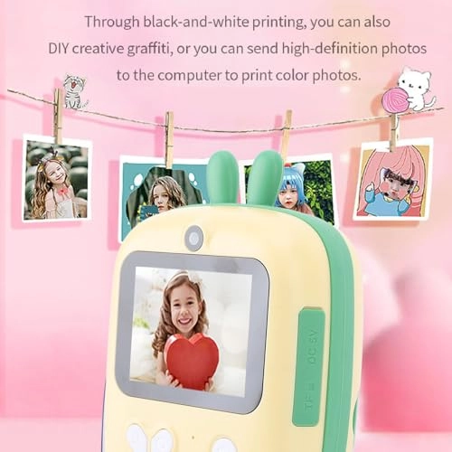 Instant Print Camera - 50MP 2.4In 1080P