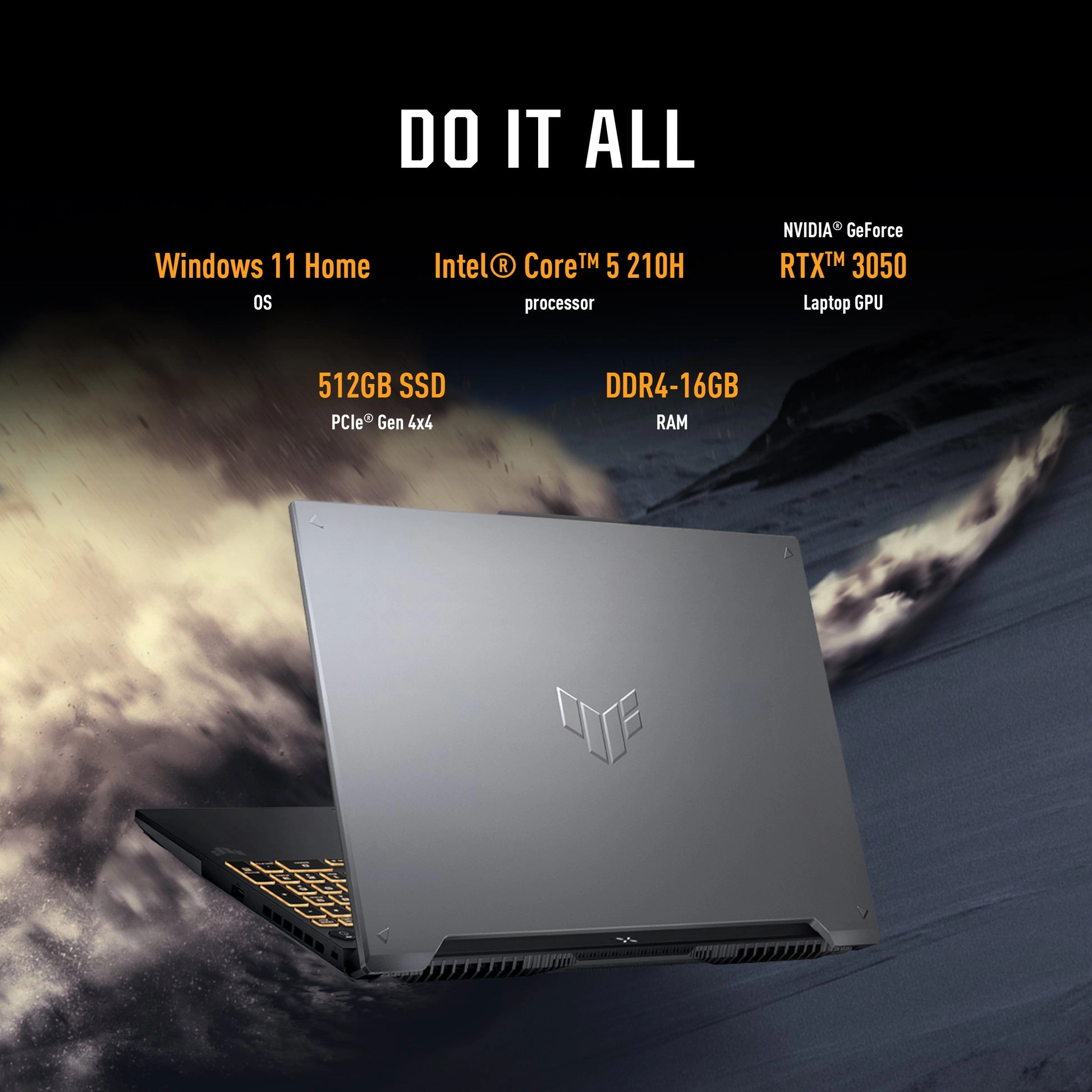 TUF F16 FX607VJ - 16'' Core 5 210H 16GB DDR4 512GB SSD
