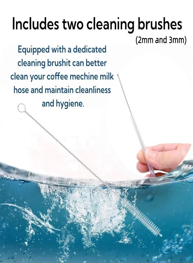 Milk Tube Hose - Food-grade + HP3 Connectors + Cleaning Brush