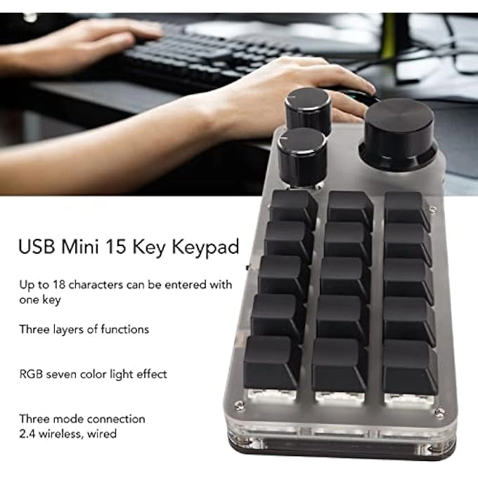 PROGRAMMABLE MECHANICAL MINI KEYBOARD - Wired/Wireless