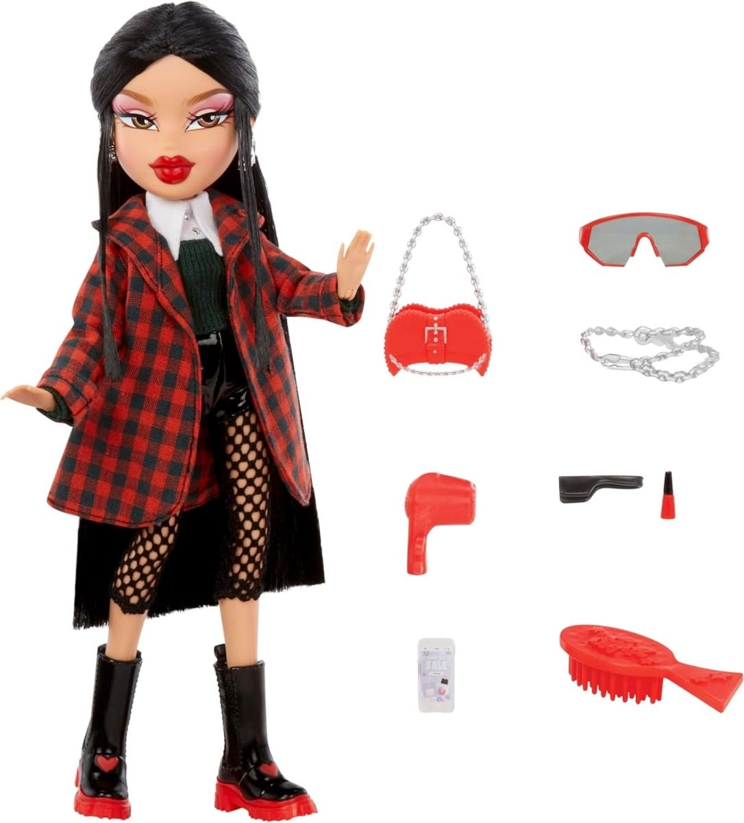 Jade Fashion Doll - 10 Accessories Poster Ages 6+