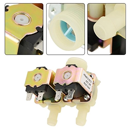 Solenoid Valve - DC 12V Normally closed Brass Plastic