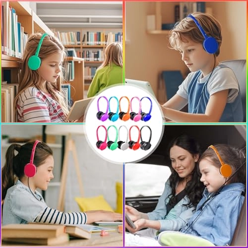 Classroom Kids Headphones Wired Headphone 20 Pack