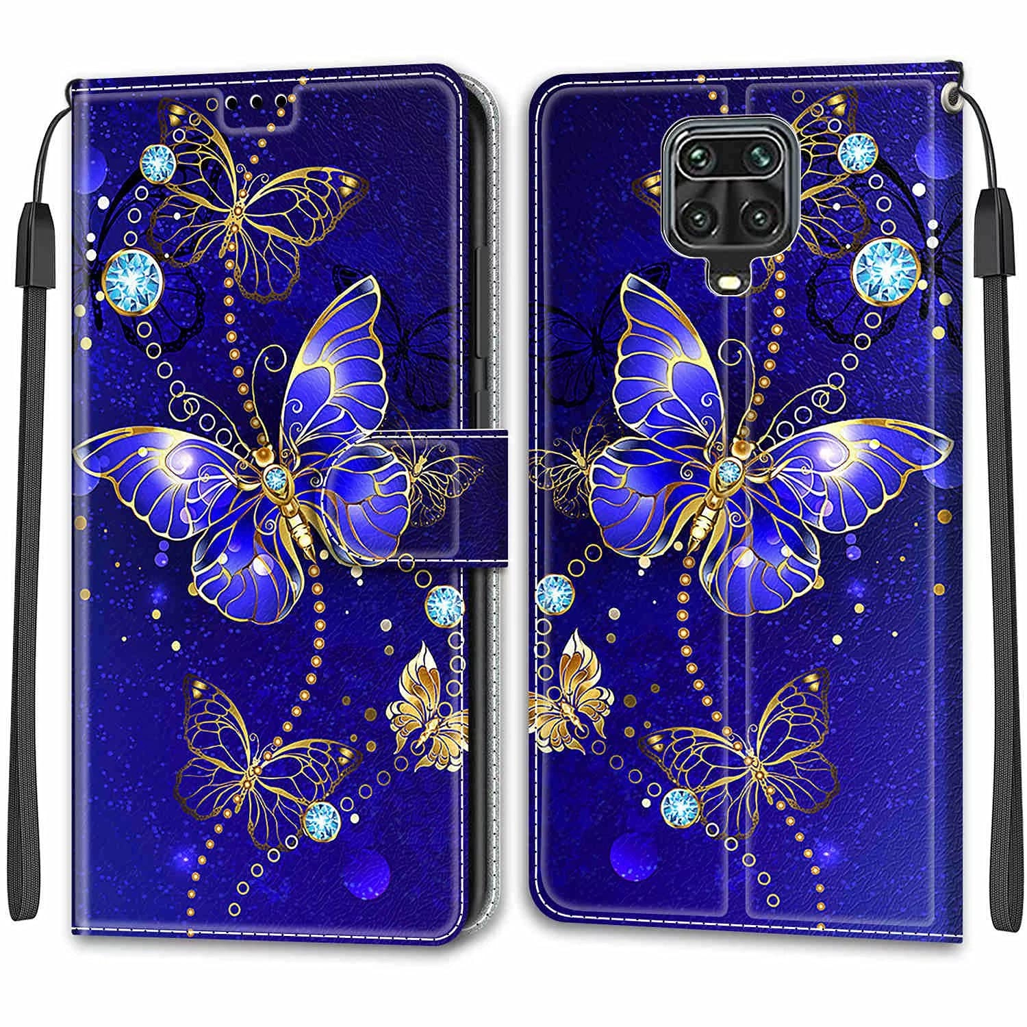 Nadoli Wallet Case Folio for Xiaomi Redmi Note 9 Pro