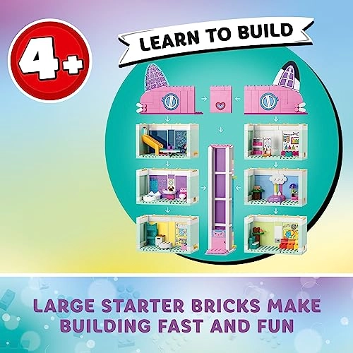 Gabby's Dollhouse (10788) - Building Blocks 8 rooms