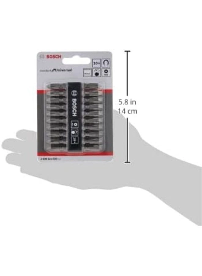 Double Ended Bit Set - 10 Pieces 65 Mm
