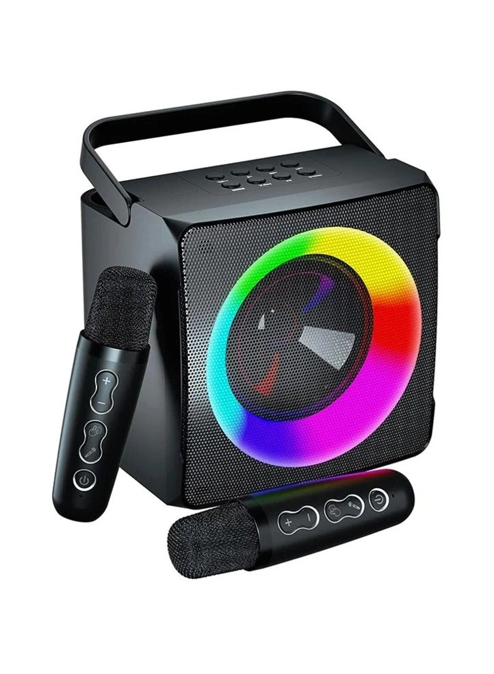 SD-508 - Mini Karaoke Bluetooth Speaker LED Lights Built-In Microphone