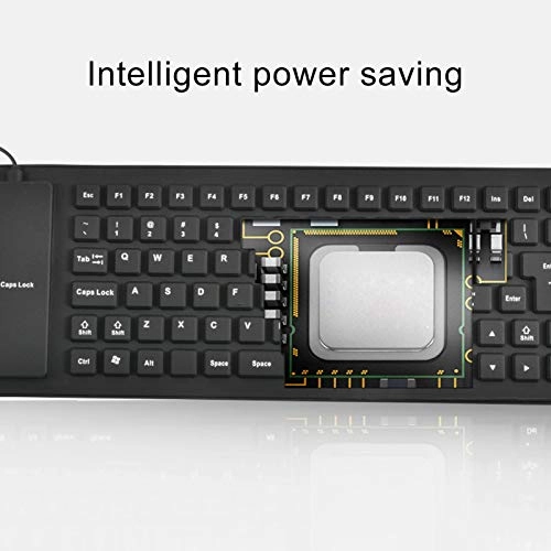 Foldable Soft Silicone Gaming Keyboard - Wired