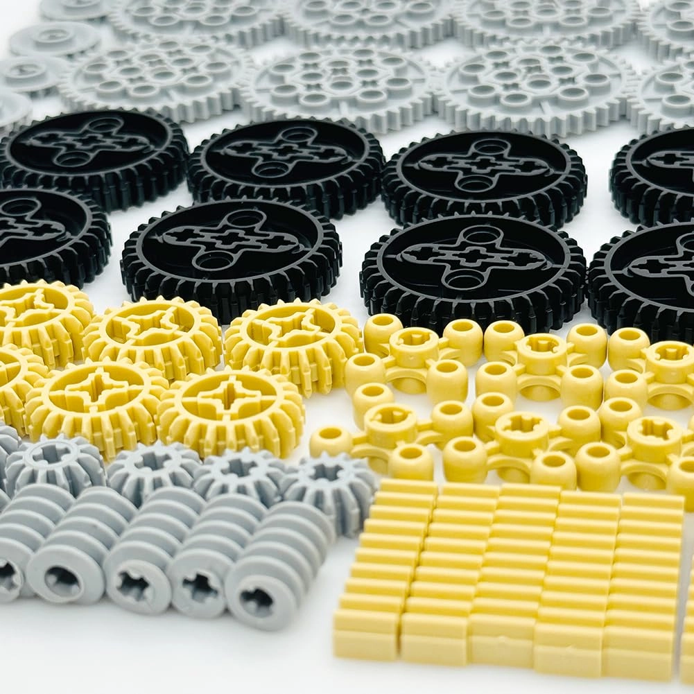Technical Parts Wheels Gears - Building Blocks Accessories