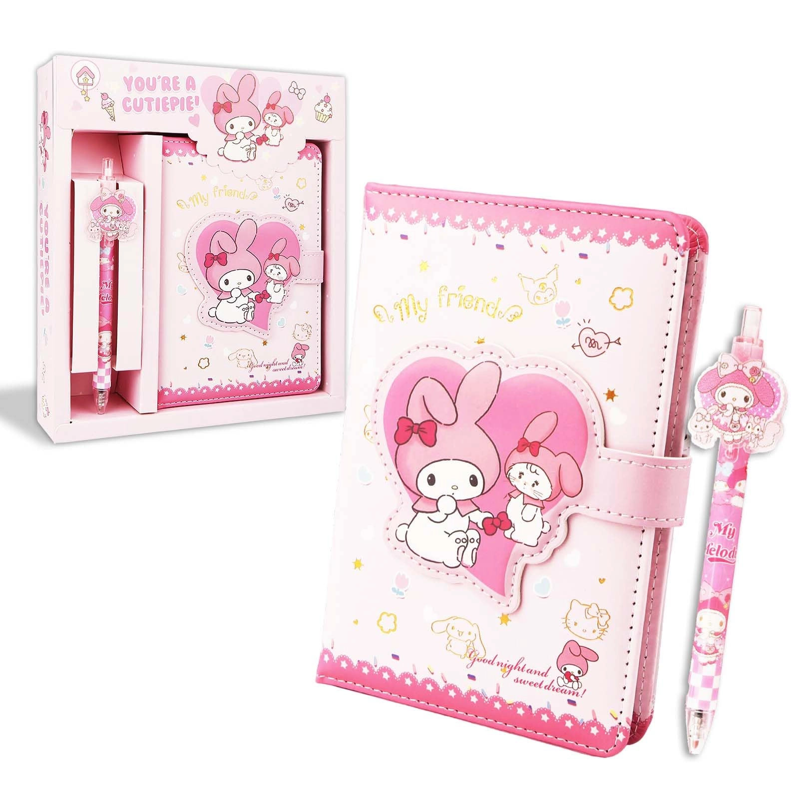 Dekewe Me-lody Diary Book - PU leather Magnetic Clasp 95 pages