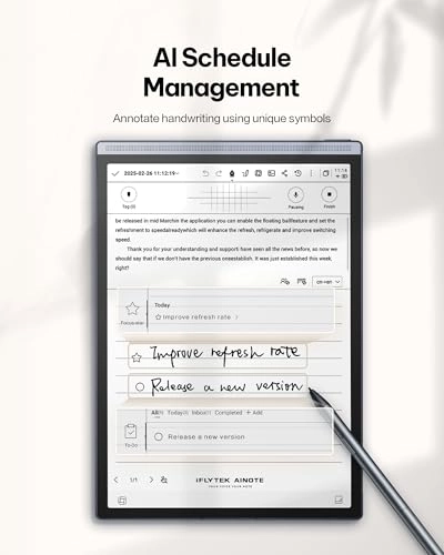 AINOTE Air 2 - 32GB 8.2" + Black Folio Case + Marker Plus Pen