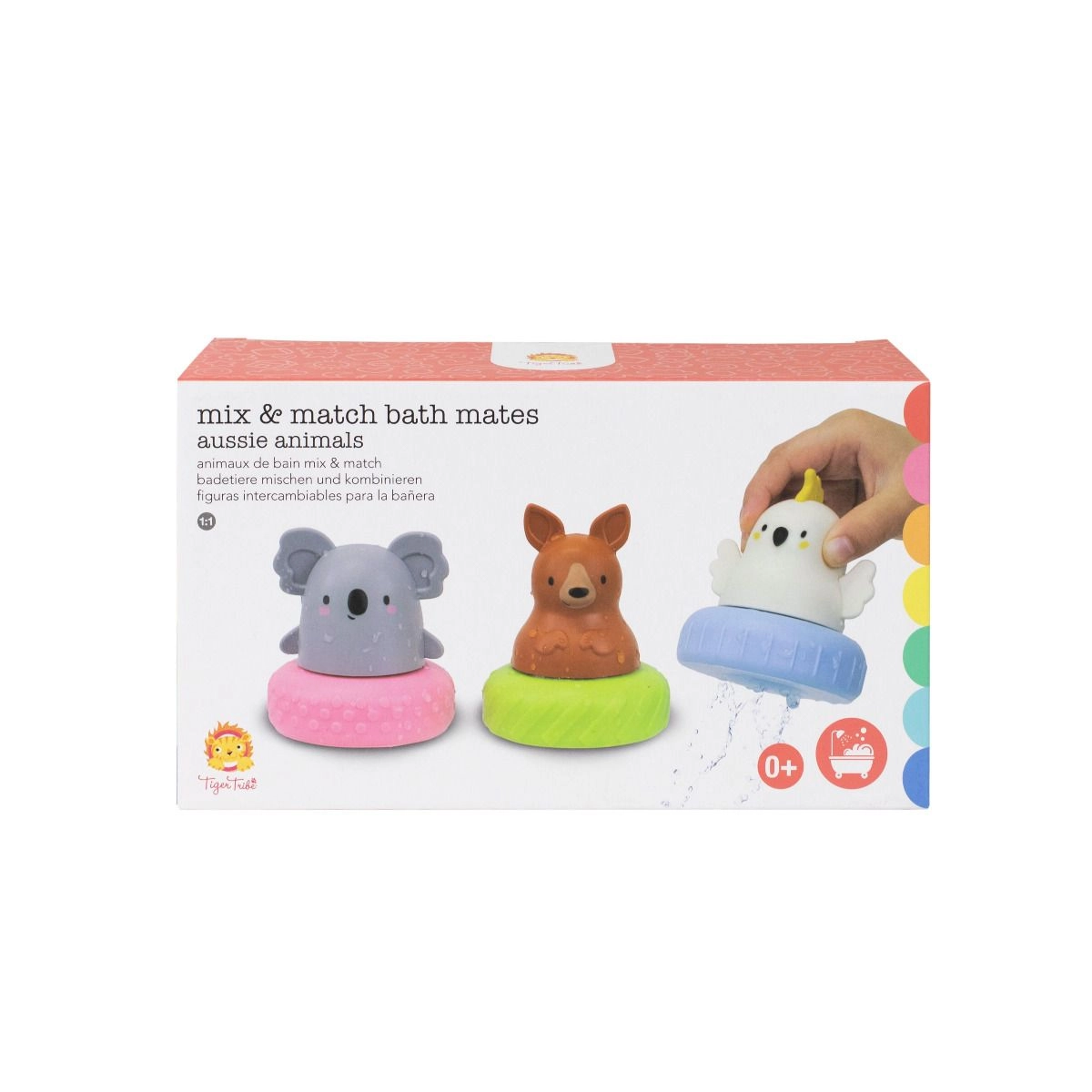 Mix & Match Bath Mates - Aussie Animals Suitable for 0 month and above