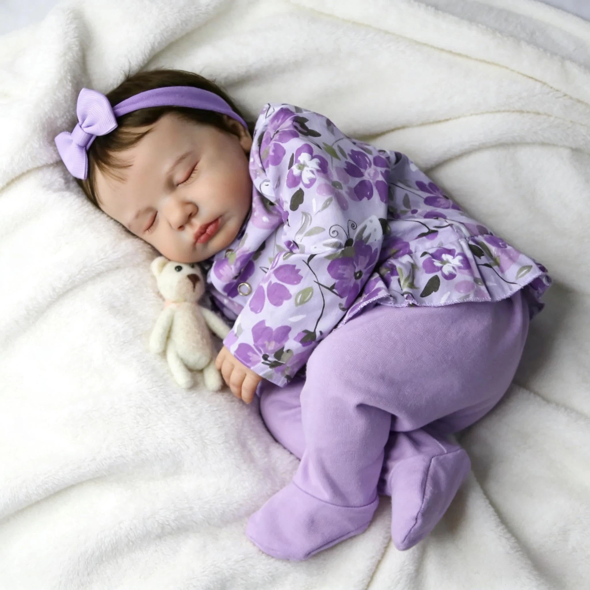 Loulou Reborn Baby Doll - 20 inch Full Body Vinyl Girl Ages 3+