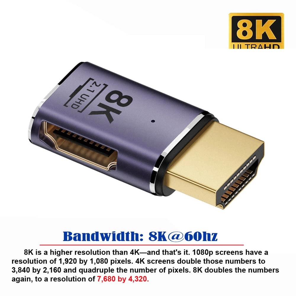 8K HDMI Adapter with Ethernet