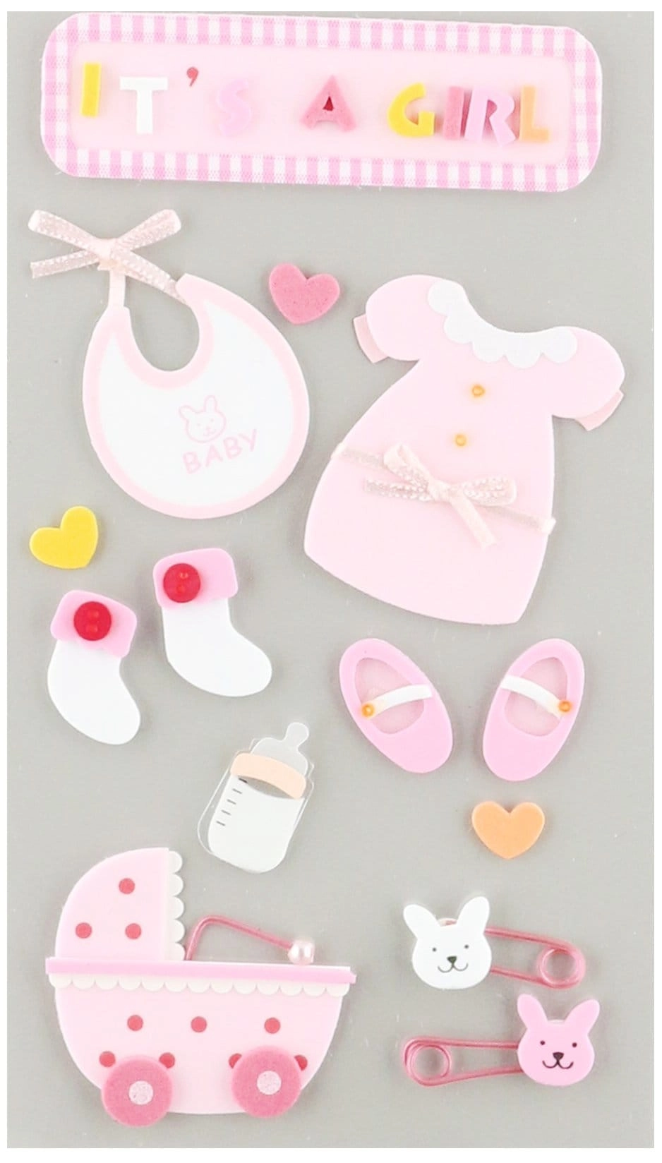 MZA STORES JOL Foam Stickers - Baby Girl SPJH007