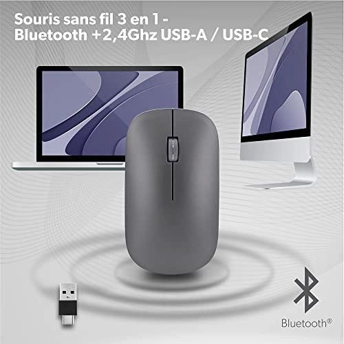 Stylish Design Mouse - Bluetooth USB