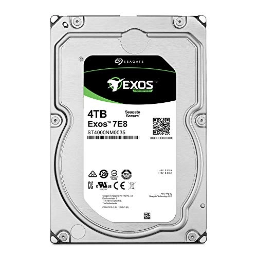 Exos 7E8 3.5" 7200rpm 128MB SATA (ST4000NM0035) - 4TB
