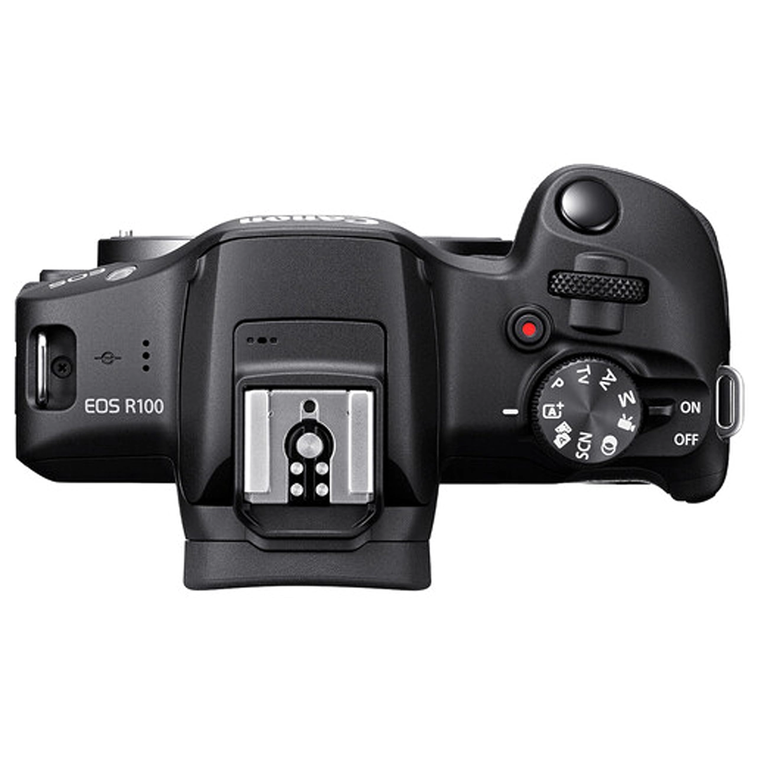 (Renewed) EOS R100 + RF-S 18-45mm + 420-800mm + 100S Sling Backpack + 64GB Memory Cards