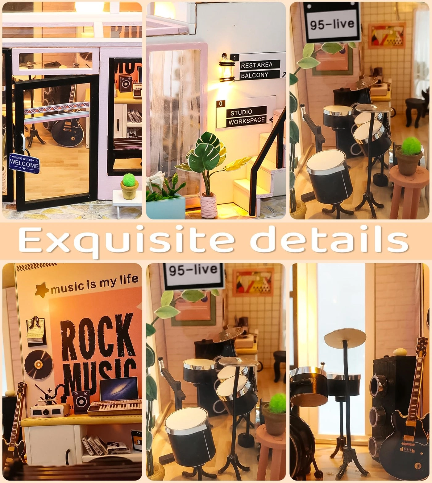 DIY Miniature Dollhouse Kit - 124 scale