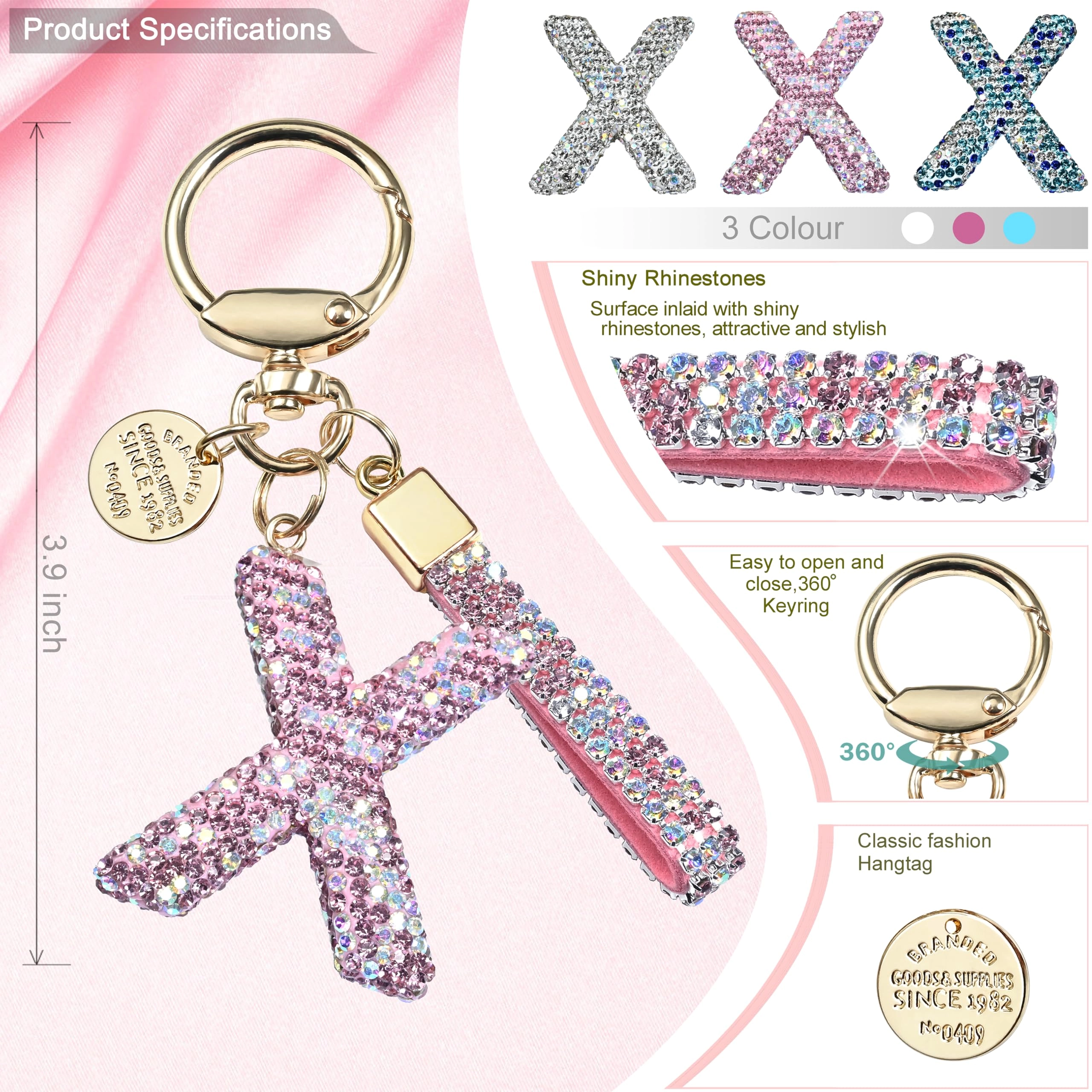 Initial Letter Keychain - Letter