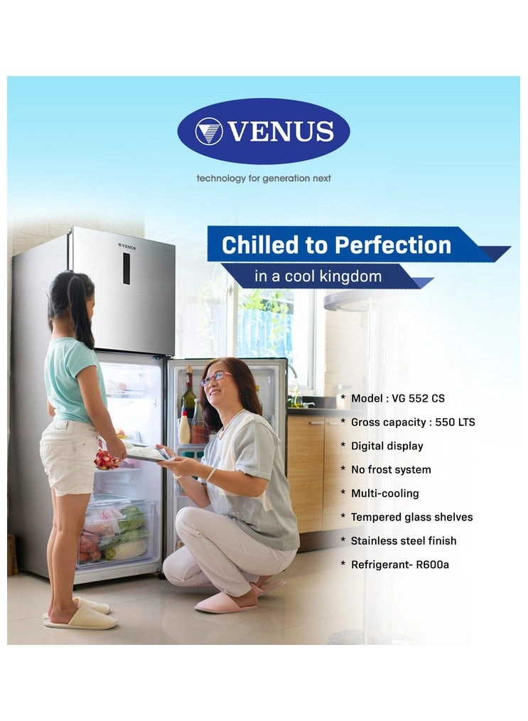 Double Door Refrigerator - No Frost Digital Display