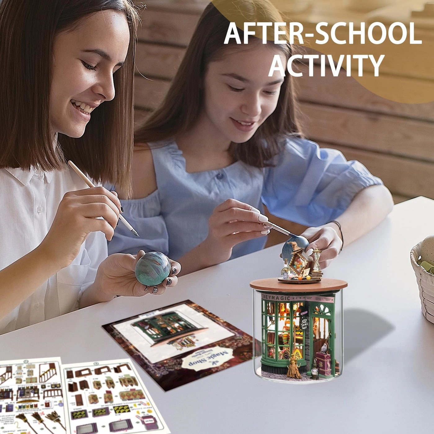 Dollhouse Miniature DIY House Kit - Dream Bottle Series 1:32