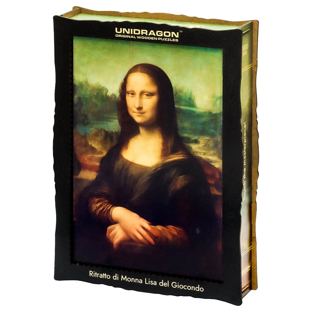 Unidragon Monna Lisa Wooden Puzzle (4107390-Art_Mona_Lisa) - 1000 pcs