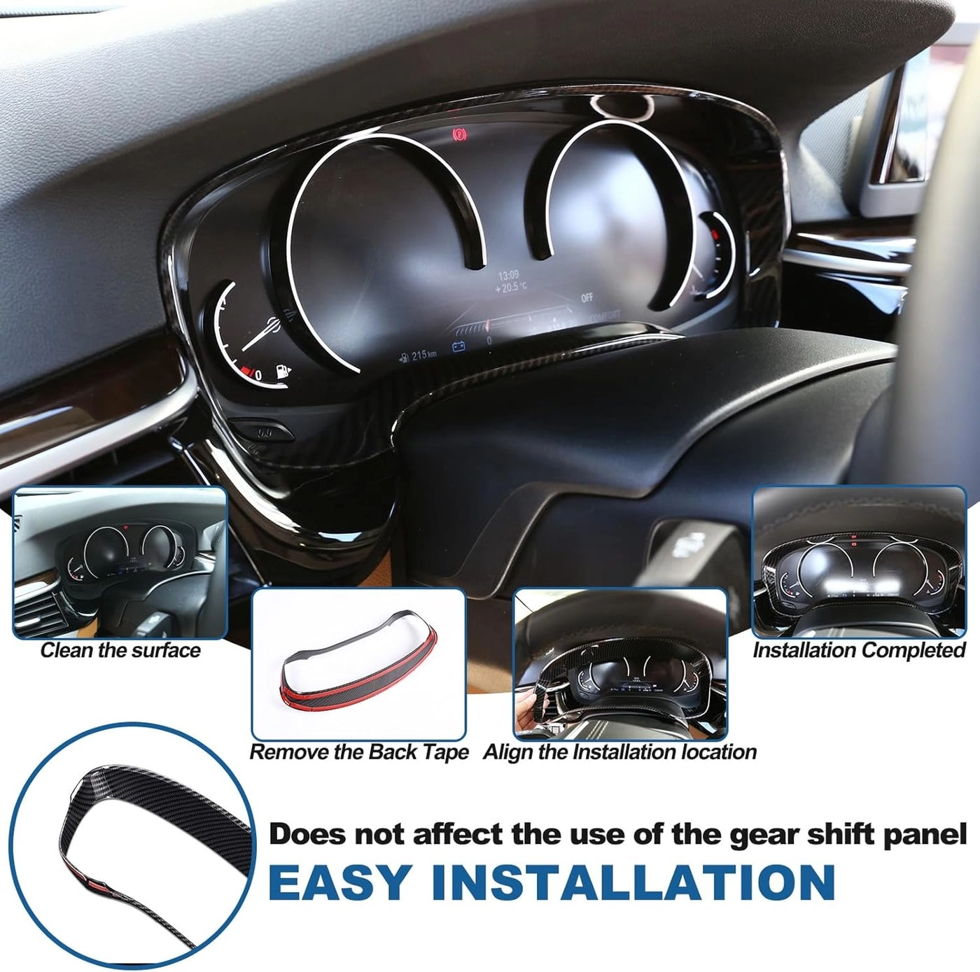 Dashboard Panel Cover Trim - BMW 5 Series 2018-2022