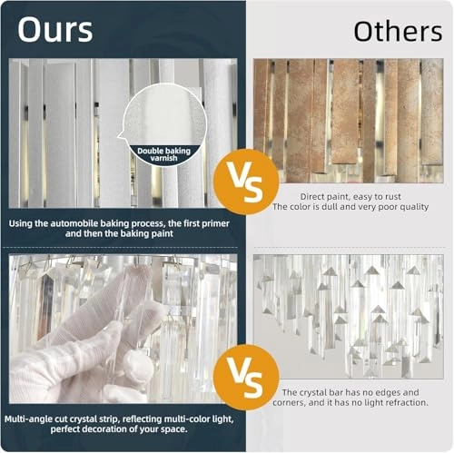 Crystal Chandeliers - Dimmable