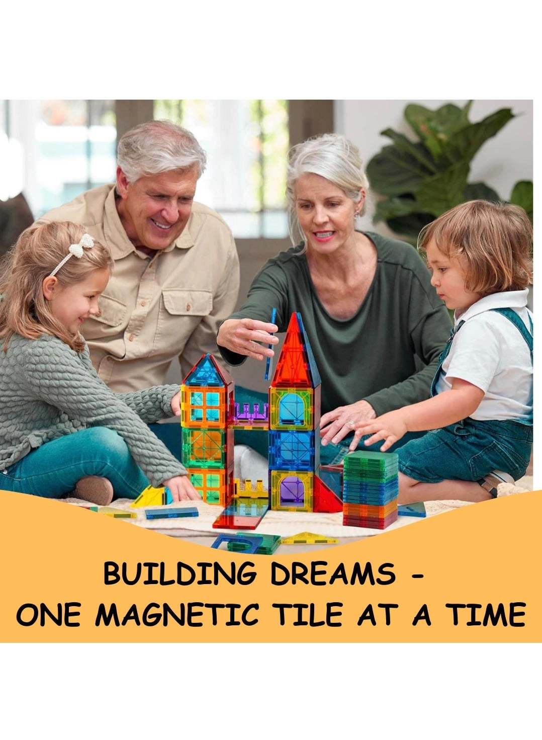 Magnetic Tiles - 122 pcs