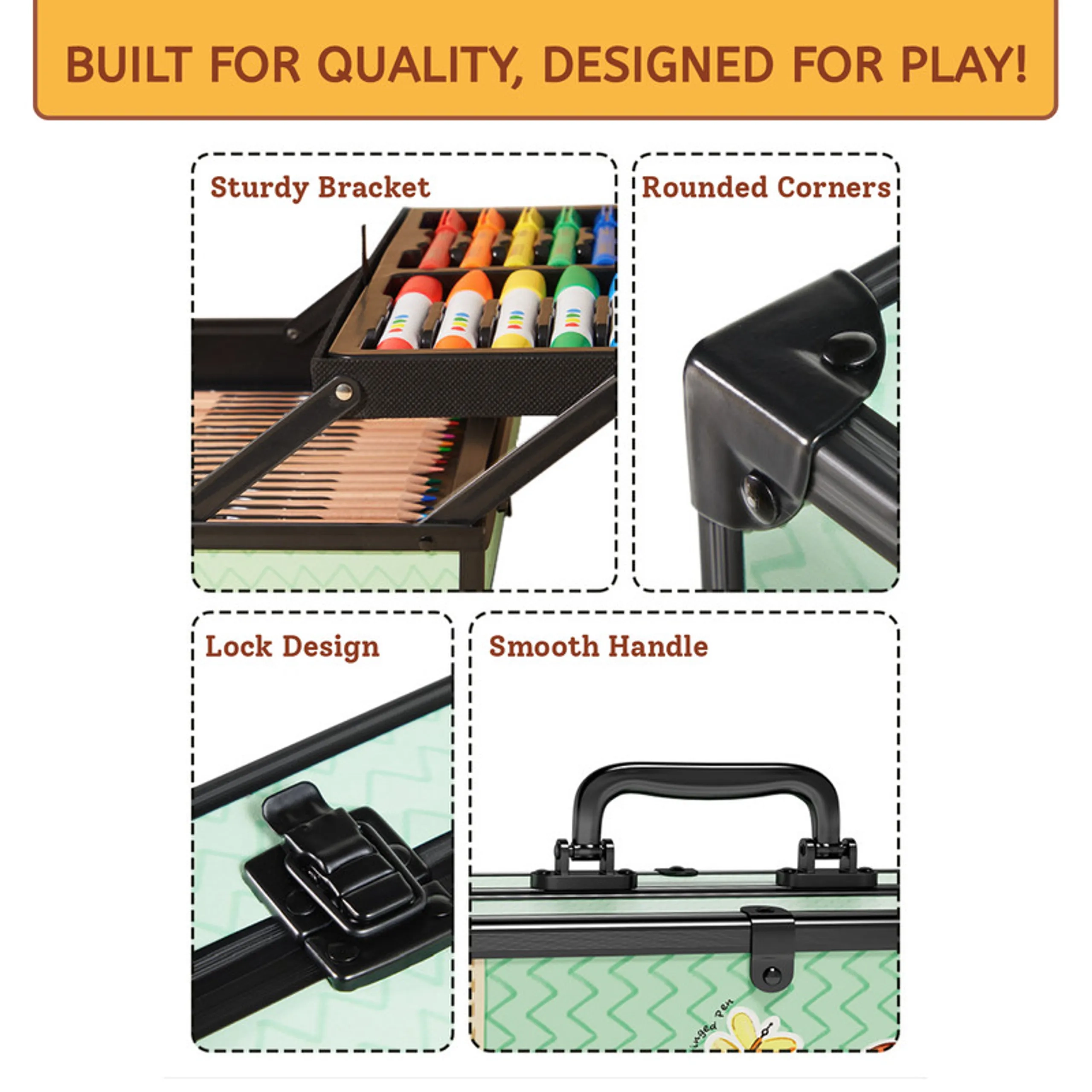 Little Artist Suitcase - 79 piece(s)
