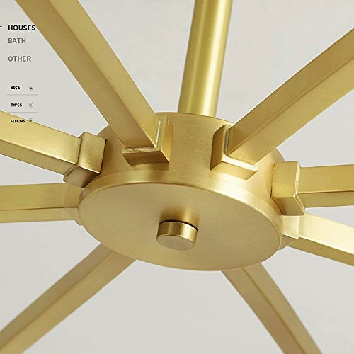 E27 American Style Chandelier - Copper 6