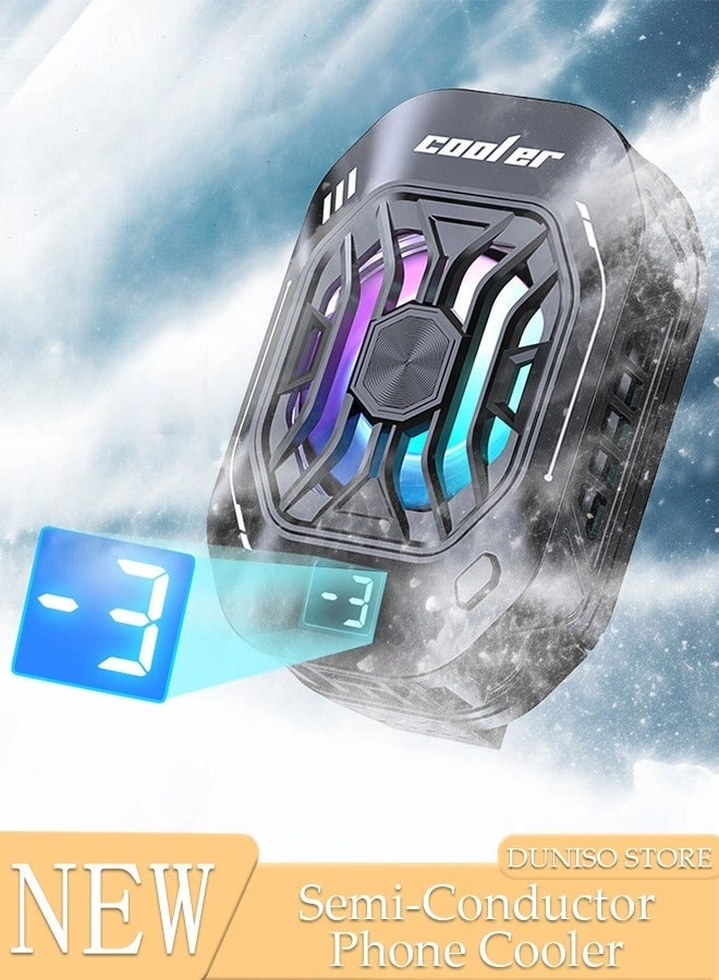 Phone Cooler - Semiconductor Cooling Chip 3-Gear Adjustable Stand