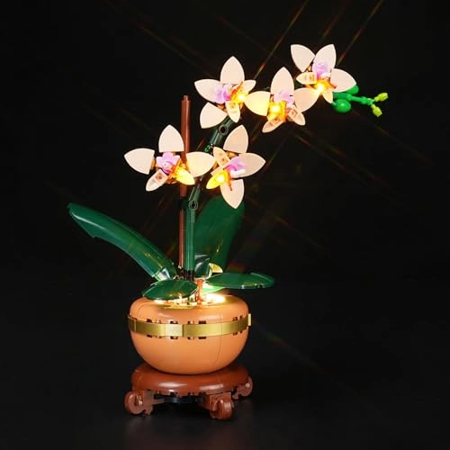 LED Light Kit for LEGO 10343 Mini Orchid
