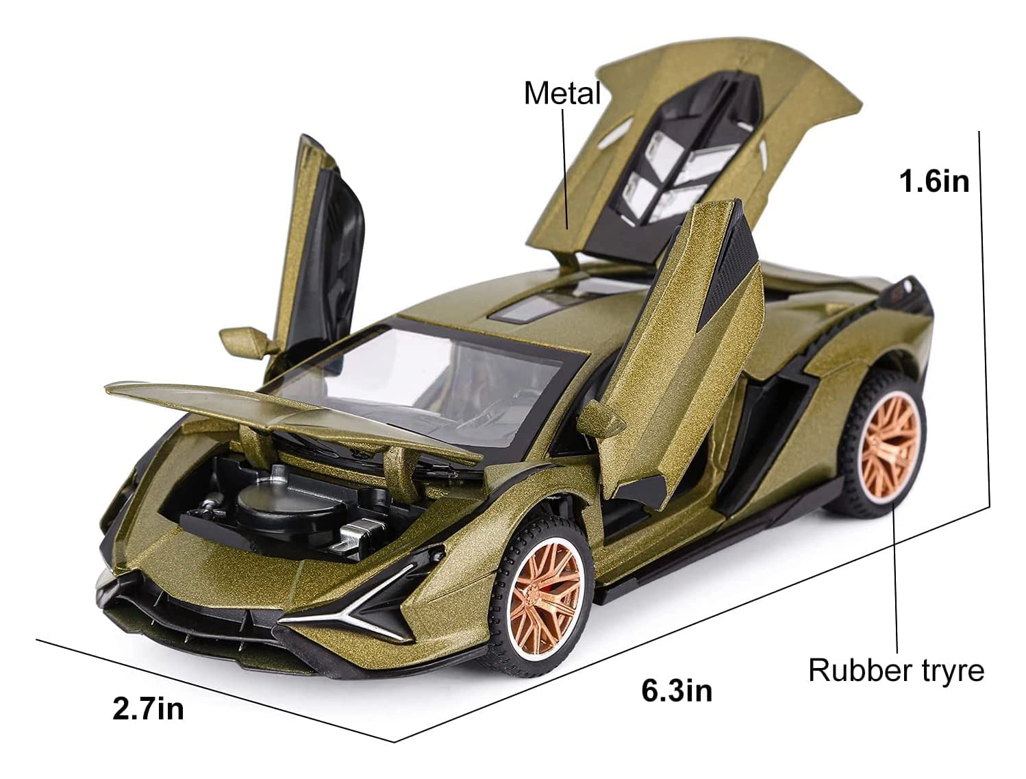 MILETRY - 1:32 Scale 1.00 Count