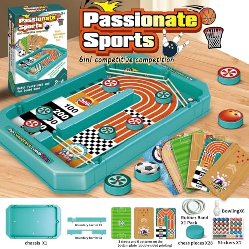 6-in-1 Fast-Paced Gameplay