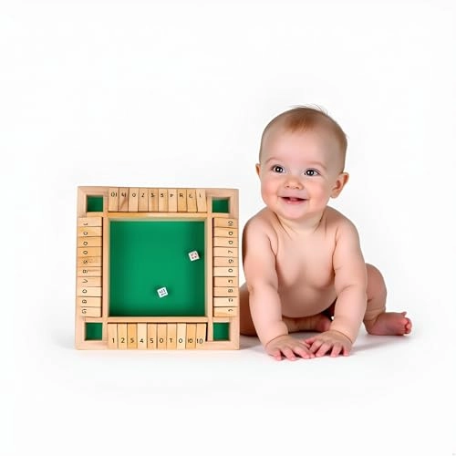 FROZINA Shut The Box - Wooden Felt Base
