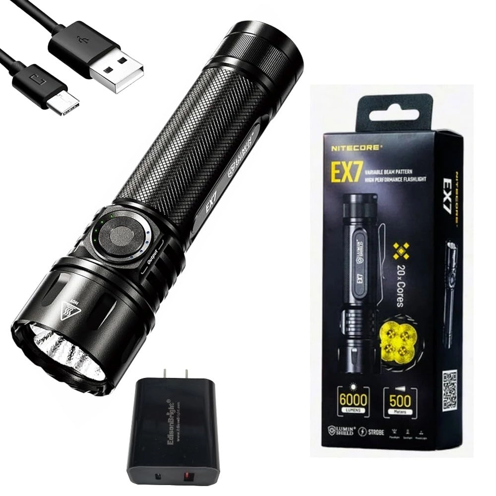 Nitecore Sysmax Flashlights EX7 Flashlight Rechargeable (6000lm)