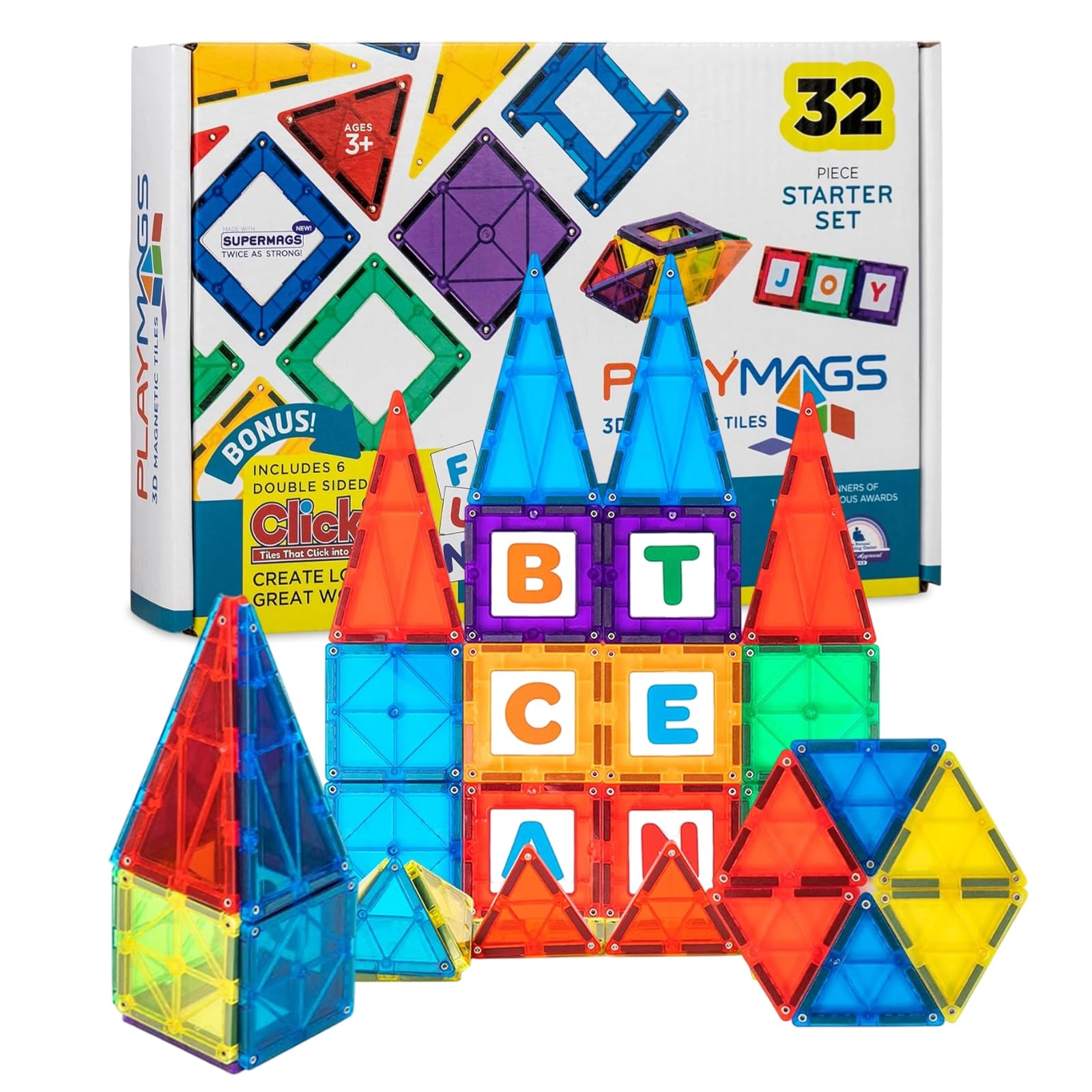 Playmags 32 Piece Starter Set - 32pcs