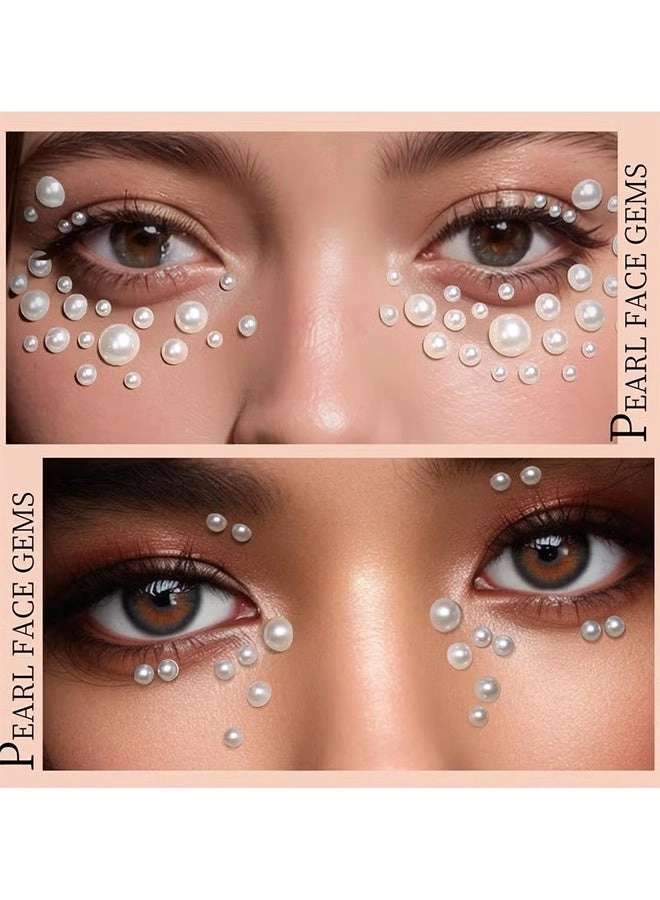 Rhinestone Acrylic Face Jewellery