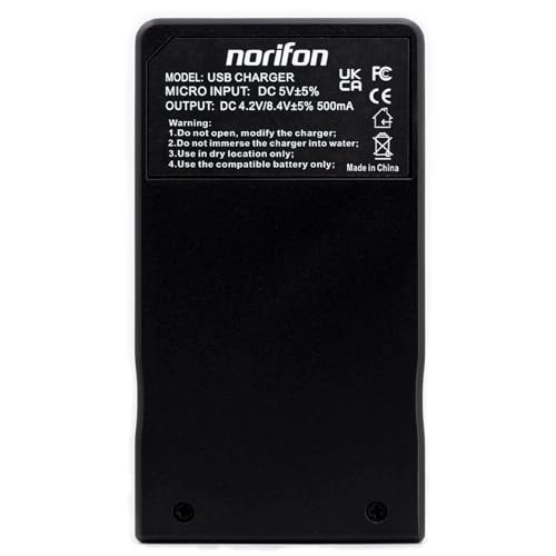 NP-70 USB Charger - 4.2V 0.6A Micro USB Cable