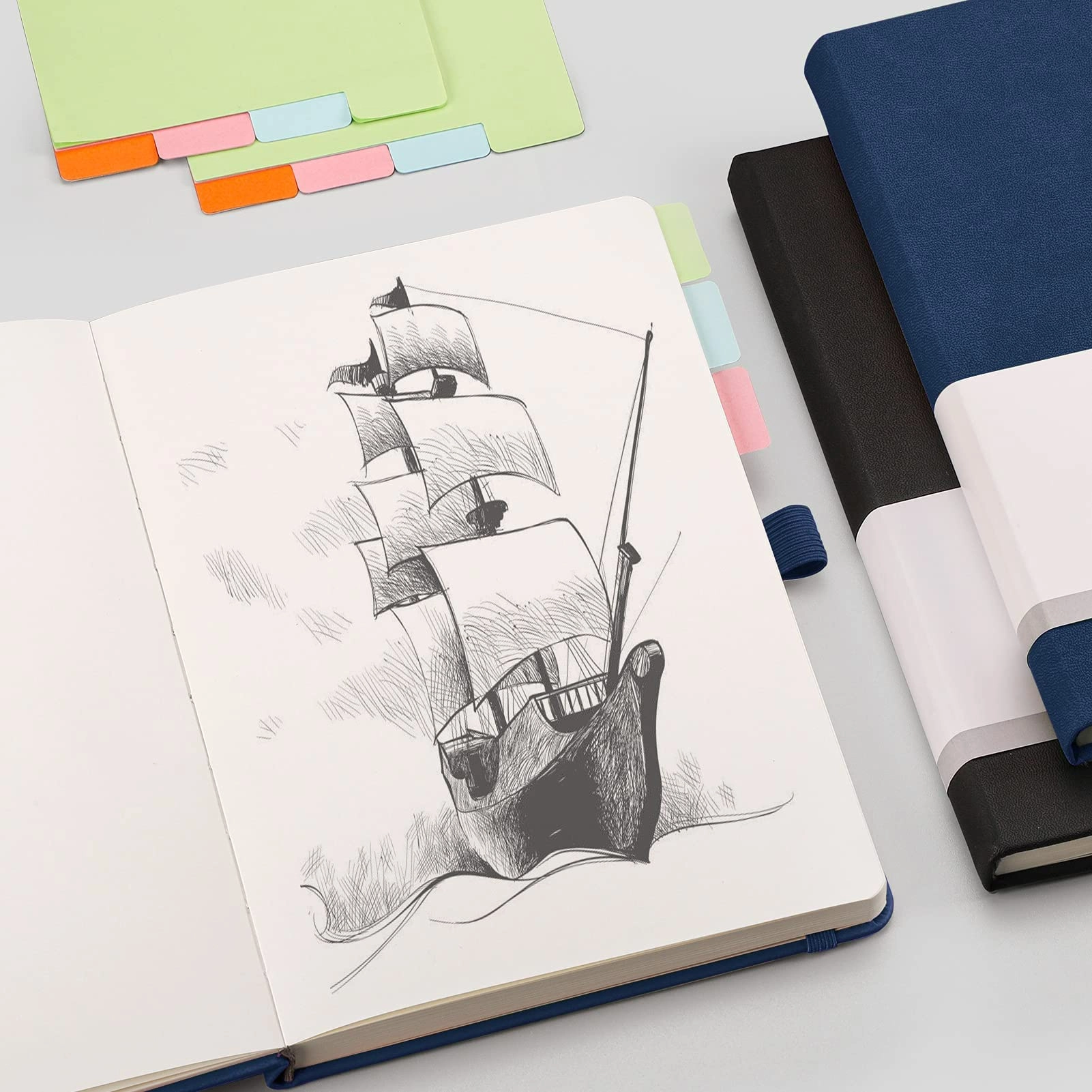 Blank Notebook A5 Hardcover - Blank 96 Sheets