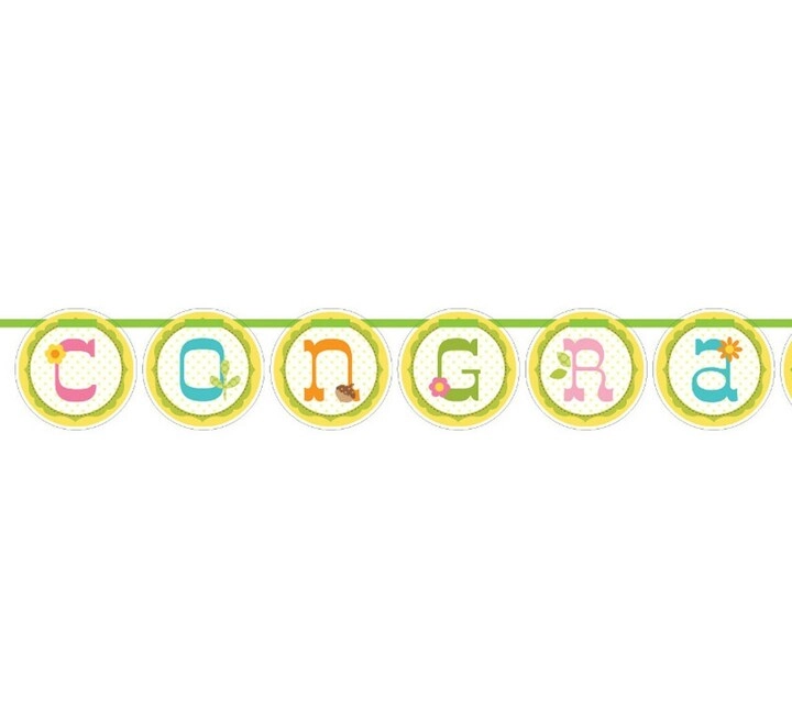 Party Zone Happi Tree Circle Ribbon Banner