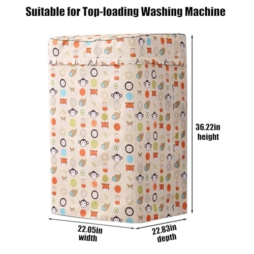 Top-loading Washer Cover - 8 Kilograms Waterproof Animal
