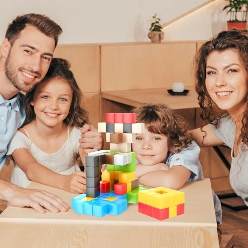 Pixel Magnetic Puzzle Cube - 102 pcs